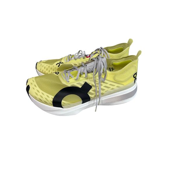 On Cloudboom Strike Men’s Running Shoes Yellow White Size 12 Elite Race Shoes main image 7